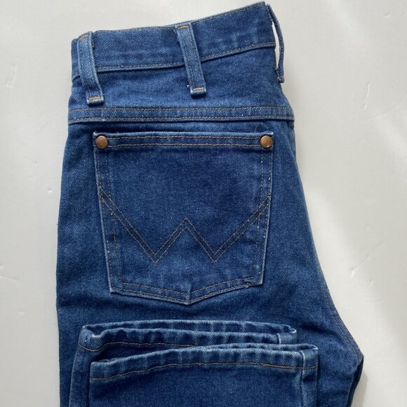 VTG Y2K Wrangler Rigid Cowboy Cut Slim Fit Jeans 936DEN Unisex 29x 34 - Picture 12 of 12